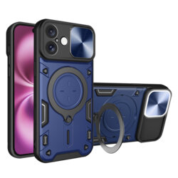 Husa iPhone 16 Plus Techsuit CamGuard Pro, albastru