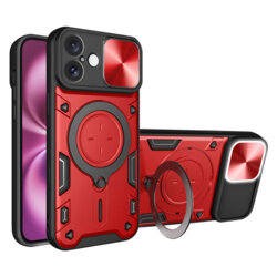 Husa iPhone 16 Plus Techsuit CamGuard Pro, rosu