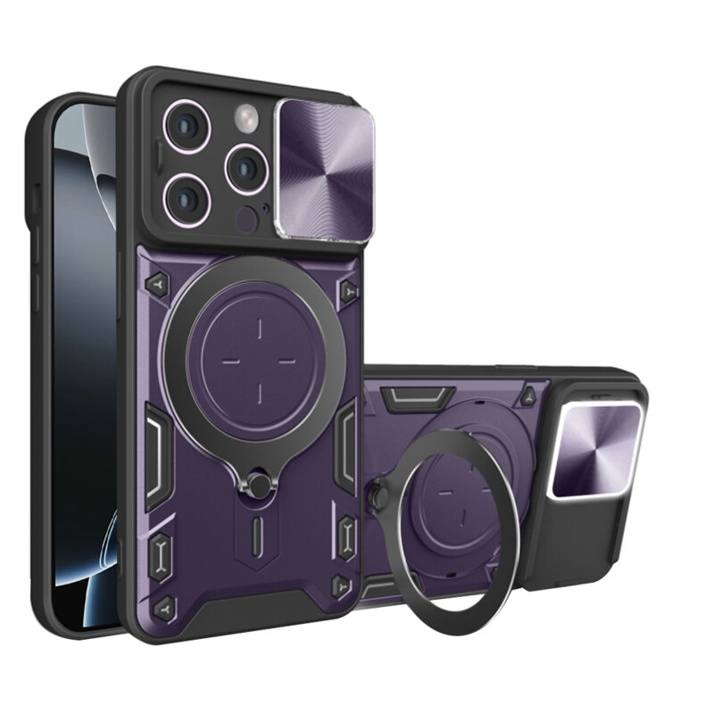 Husa iPhone 16 Pro Techsuit CamGuard Pro, mov
