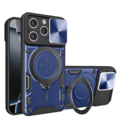Husa iPhone 16 Pro Techsuit CamGuard Pro, albastru