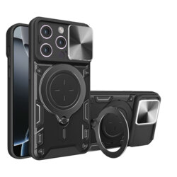 Husa iPhone 16 Pro Techsuit CamGuard Pro, negru