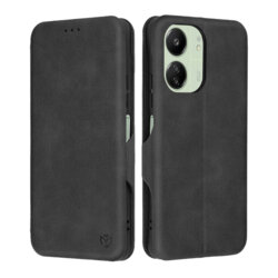 Husa 360° Xiaomi Redmi 13C 4G Techsuit Safe Wallet Plus, negru