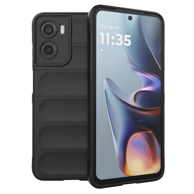 Husa Motorola Moto E15 Techsuit Magic Shield, negru