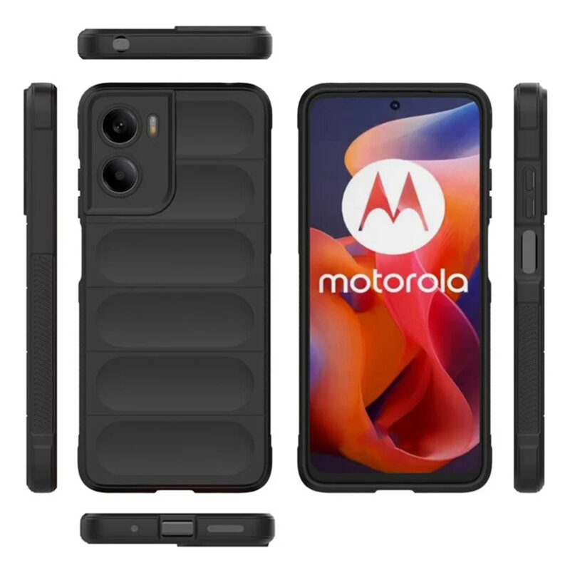 Husa Motorola Moto E15 Techsuit Magic Shield, negru