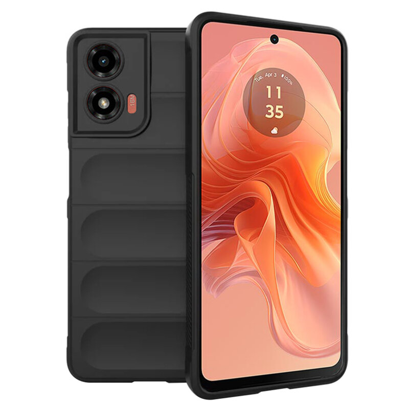 Husa Motorola Moto G04 Techsuit Magic Shield, negru