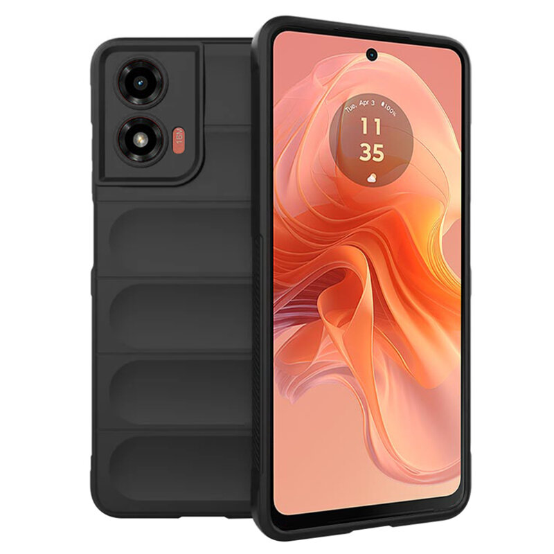 Husa Motorola Moto G04s Techsuit Magic Shield, negru