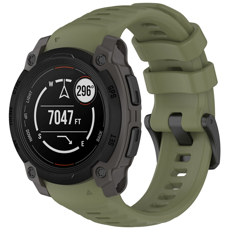 Curea Garmin Instinct E 40mm Techsuit, verde, W076