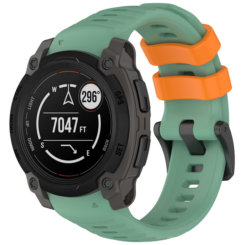 Curea Garmin Instinct E 40mm Techsuit, verde deschis, W076