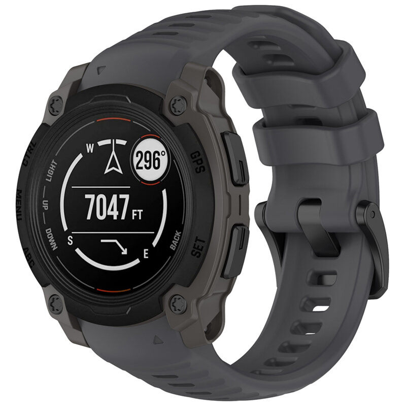 Curea Garmin Instinct E 45mm Techsuit, gri, W076