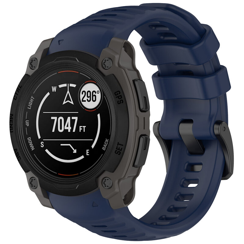 Curea Garmin Instinct E 45mm Techsuit, albastru inchis, W076