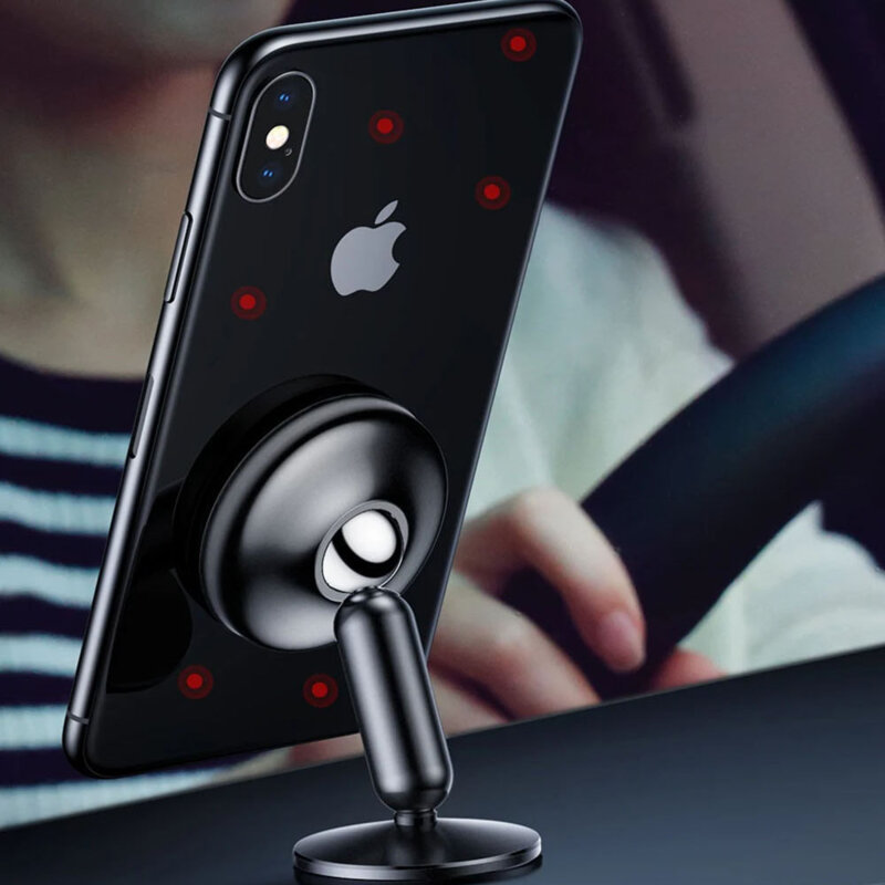 Suport magnetic premium pentru masina, birou metalic Techsuit TinyGrip S11