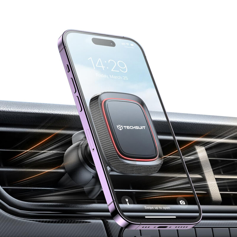 Suport auto pentru grila ventilatie magnetic Techsuit MagGrip S4
