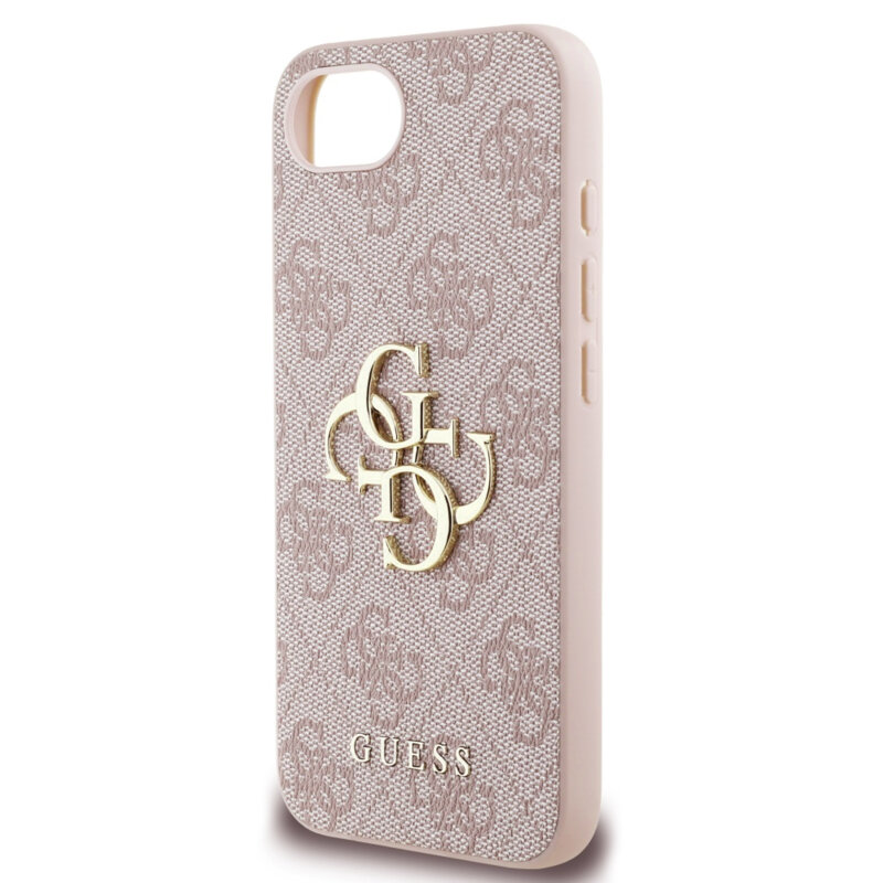 Husa originala Guess iPhone 16e Hardcase 4G Big Logo, roz, GUHCPSE44GMGPI