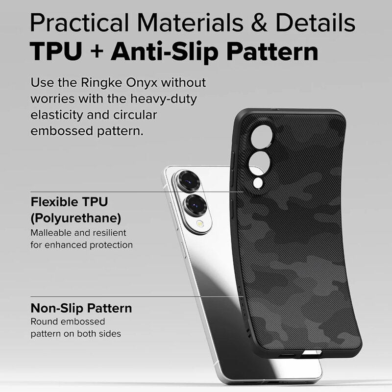 Husa Samsung Galaxy S25 Edge Ringke Onyx Design, camuflaj