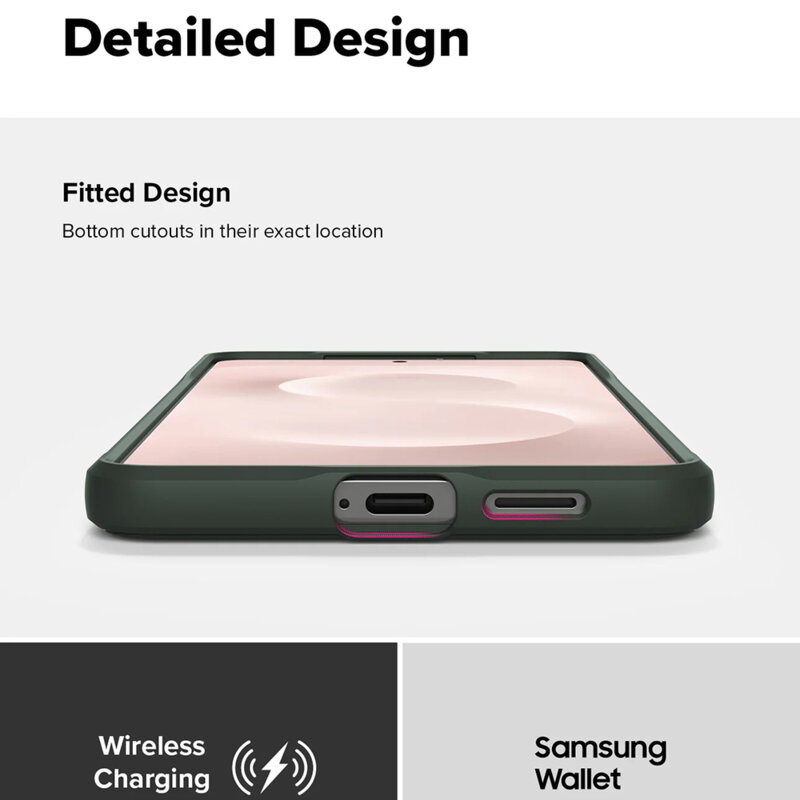 Husa Samsung Galaxy S25 Edge Ringke Onyx, verde