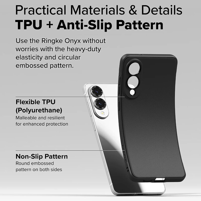 Husa Samsung Galaxy S25 Edge Ringke Onyx, negru