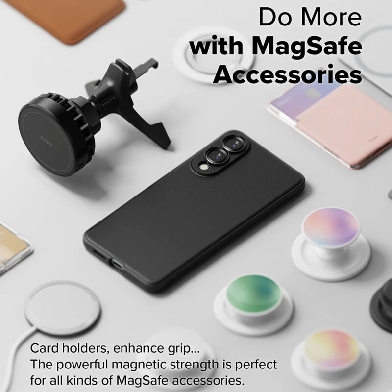 Husa Samsung Galaxy S25 Edge Ringke Onyx MagSafe, negru