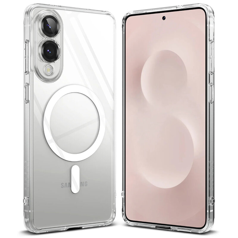 Husa Samsung Galaxy S25 Edge Ringke Fusion MagSafe, transparenta