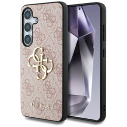 Husa originala Guess Samsung Galaxy S25 Plus Hardcase 4G Big Metal Logo, roz, GUHCS25M4GMGPI