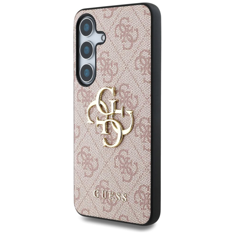 Husa originala Guess Samsung Galaxy S25 Plus Hardcase 4G Big Metal Logo, roz, GUHCS25M4GMGPI