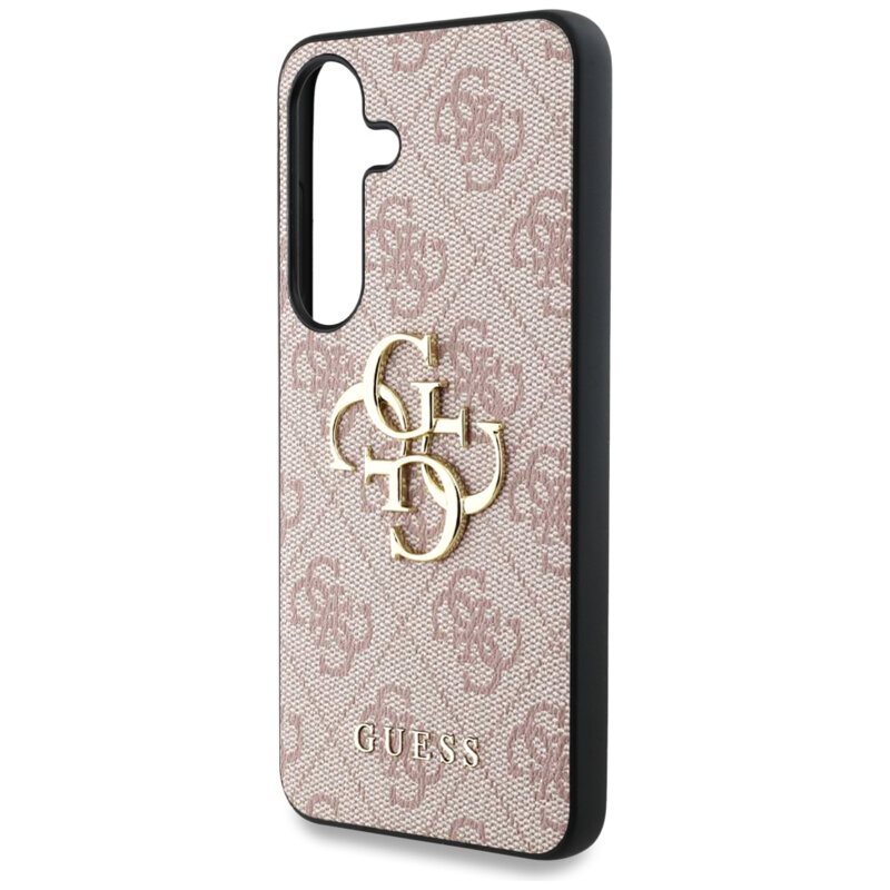 Husa originala Guess Samsung Galaxy S25 Plus Hardcase 4G Big Metal Logo, roz, GUHCS25M4GMGPI