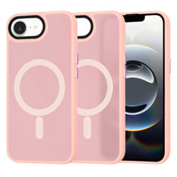 Husa iPhone 16e Techsuit HaloFrost MagSafe Series, roz