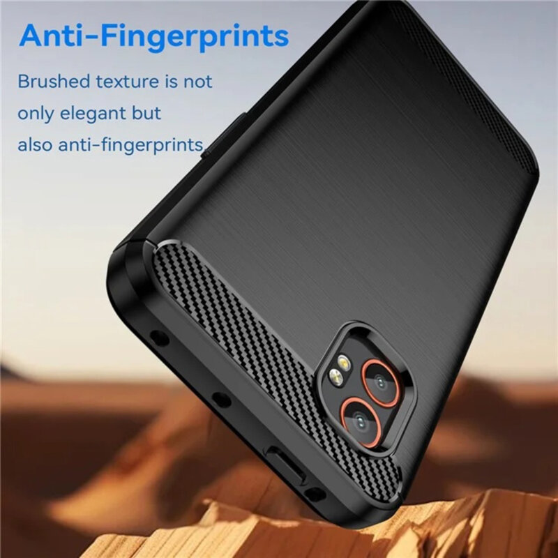 Husa Samsung Galaxy Xcover7 Pro Techsuit Carbon Silicone, negru