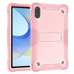 [Pachet 360°] Husa + folie sticla Honor Pad X9 Techsuit Rugged TabShell, roz