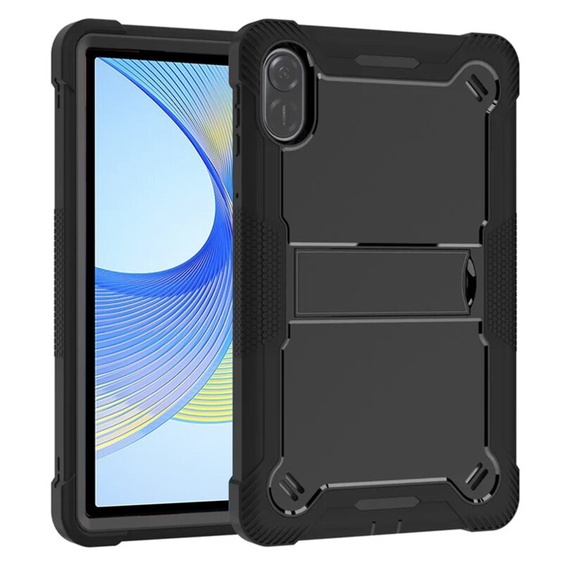 [Pachet 360°] Husa + folie sticla Honor Pad X9 Techsuit Rugged TabShell, negru