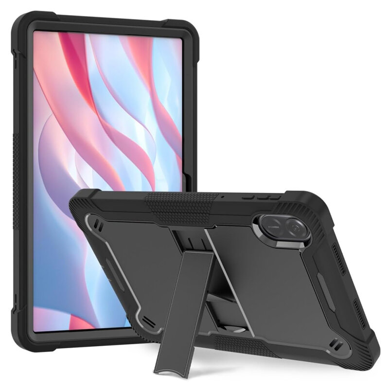 [Pachet 360°] Husa + folie sticla Honor Pad X8 Pro Techsuit Rugged TabShell, negru