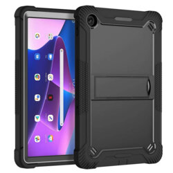 [Pachet 360°] Husa + folie sticla Lenovo Tab M10 3rd Gen (TB328FU/TB328XU) Techsuit Rugged TabShell, negru