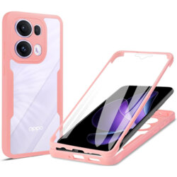 Husa 360° Oppo Reno13 Pro Techsuit ColorVerse, roz