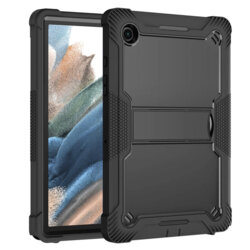 [Pachet 360°] Husa + folie sticla Samsung Galaxy Tab A8 10.5 (2021) Techsuit Rugged TabShell, negru
