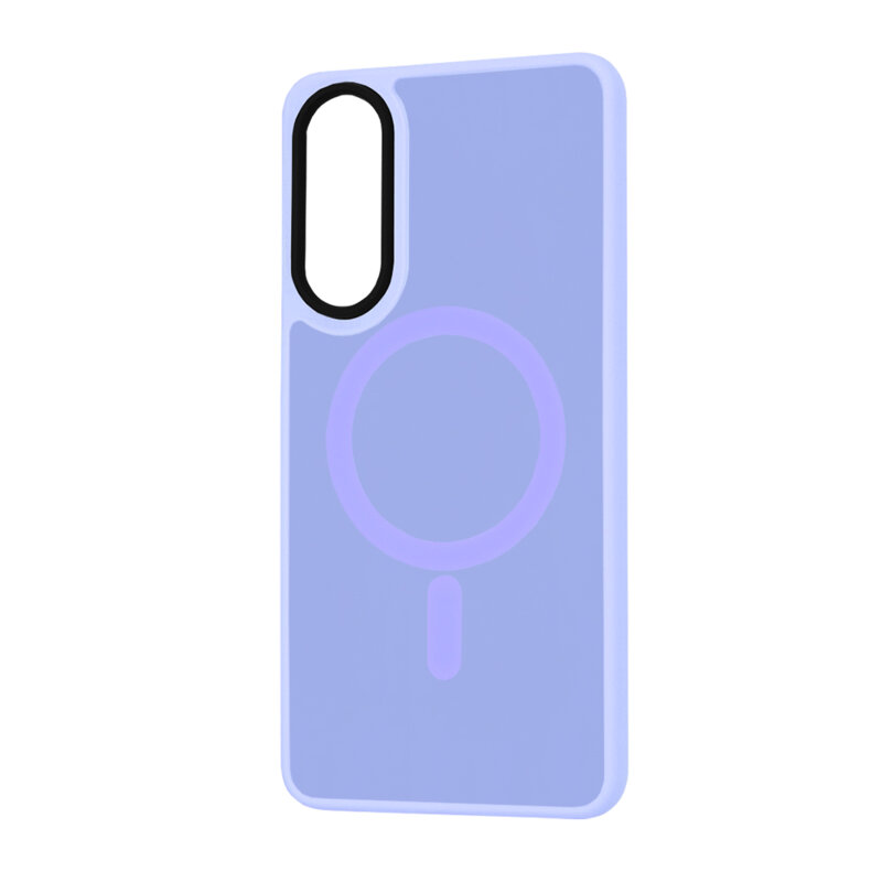 Husa Samsung Galaxy S25 Edge Techsuit HaloFrost MagSafe Series, mov deschis