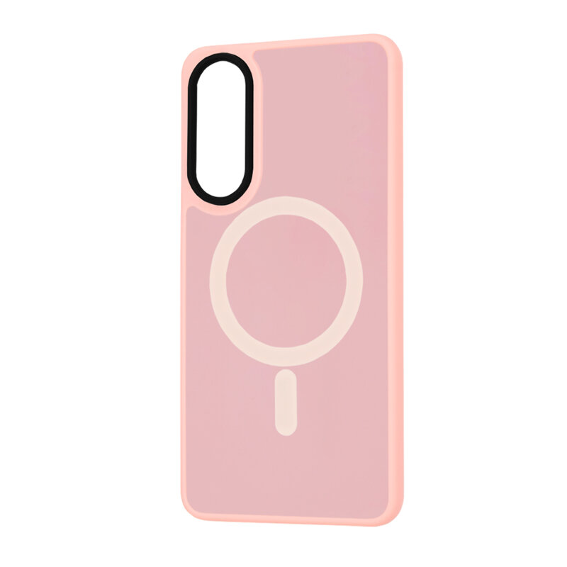 Husa Samsung Galaxy S25 Edge Techsuit HaloFrost MagSafe Series roz