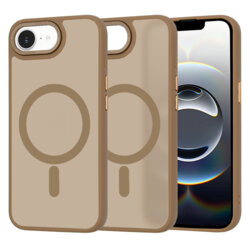 Husa iPhone 16e Techsuit HaloFrost MagSafe Series, maro