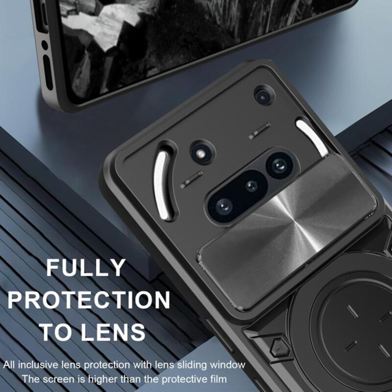 Husa Nothing Phone (3a) Techsuit CamGuard Pro, negru