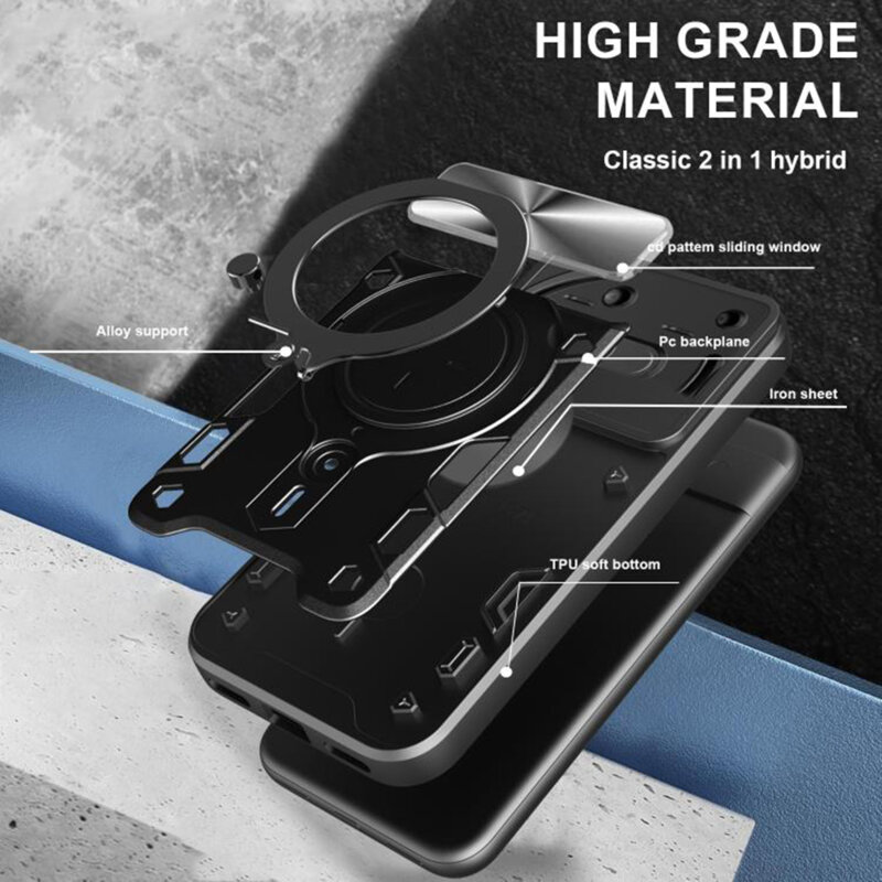 Husa Nothing Phone (3a) Techsuit CamGuard Pro, mov