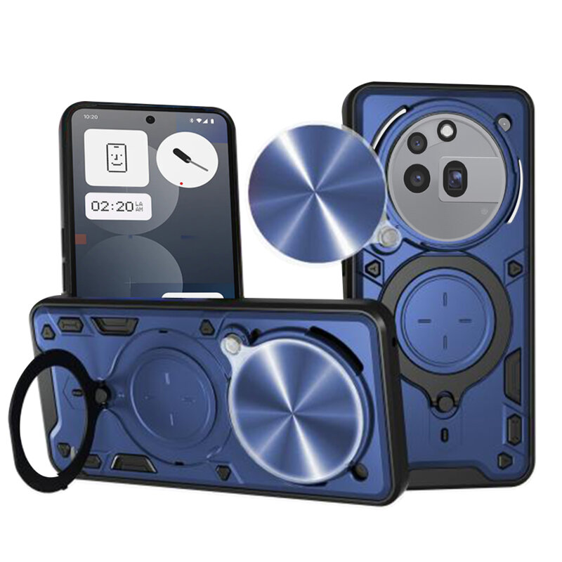 Husa Nothing Phone (3a) Pro Techsuit CamGuard Pro, albastru