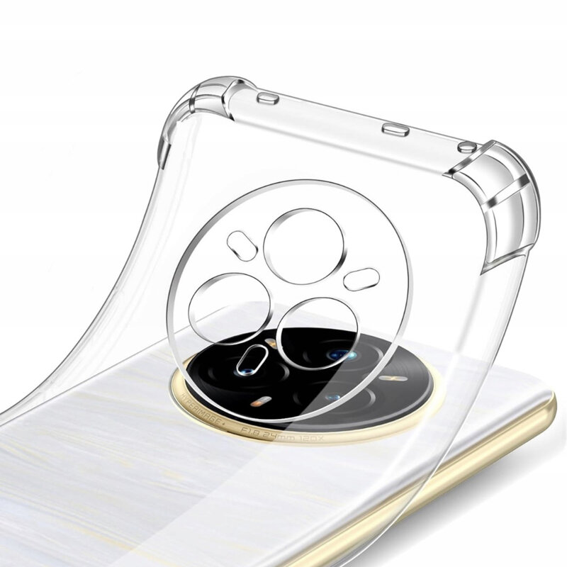 Husa Realme 14 Pro+ Techsuit Shockproof Clear Silicone, transparenta