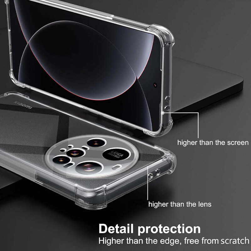 Husa Xiaomi 15 Ultra Techsuit Shockproof Clear Silicone, transparenta