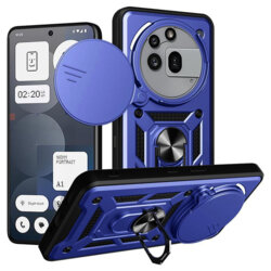 Husa Nothing Phone (3a) Pro protectie camera Techsuit CamShield Series, albastru
