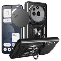 Husa Nothing Phone (3a) Pro protectie camera Techsuit CamShield Series, negru