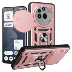 Husa Nothing Phone (3a) Pro protectie camera Techsuit CamShield Series, roz