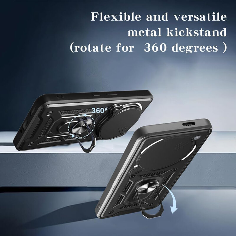 Husa Nothing Phone (3a) Pro protectie camera Techsuit CamShield Series, roz