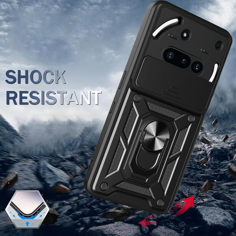 Husa Nothing Phone (3a) protectie camera Techsuit CamShield Series, roz