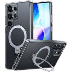 Husa Samsung Galaxy S25 Ultra Torras Ostand Spin Series, transparenta