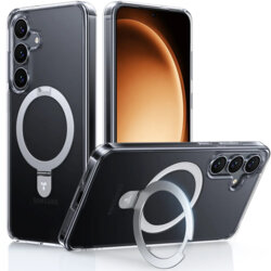 Husa Samsung Galaxy S25 Torras Ostand Series, transparenta