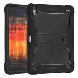 [Pachet 360°] Husa + folie sticla iPad Air 13 (2024) Techsuit Rugged TabShell, negru