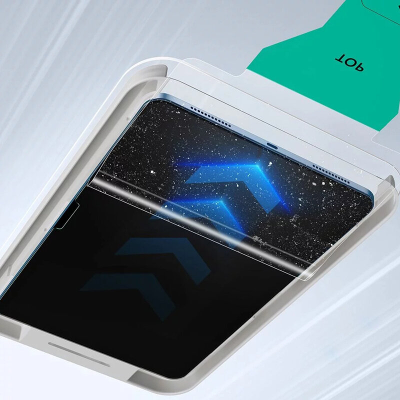 [Pachet 2x] Folie sticla iPad 10 (2022) 10.9 ESR Tempered Glass Screen Protector UltraFit Tray, transparenta